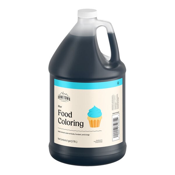 Hometown Provisions Blue Food Coloring 1 Gallon - 4/Case
