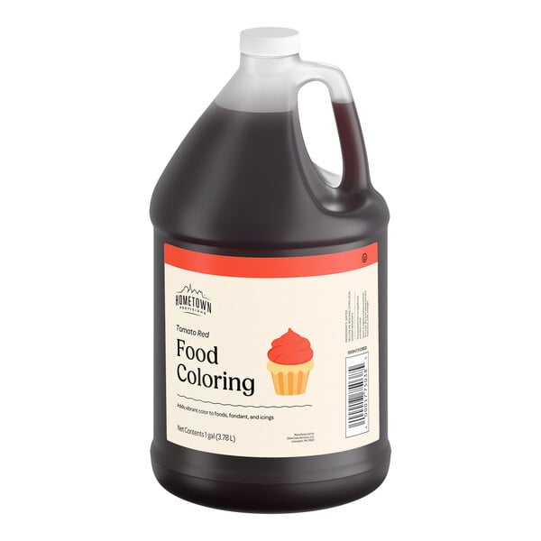 Hometown Provisions Tomato Red Food Coloring 1 Gallon - 4/Case