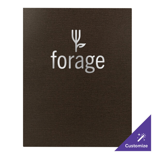 A brown H. Risch, Inc. linen book with white text on the cover.