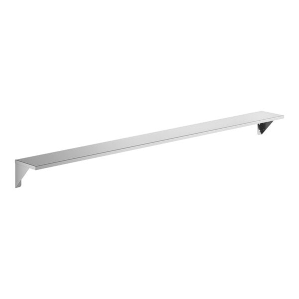 Lavex 5" x 48" Stainless Steel Wall-Mount Shelf