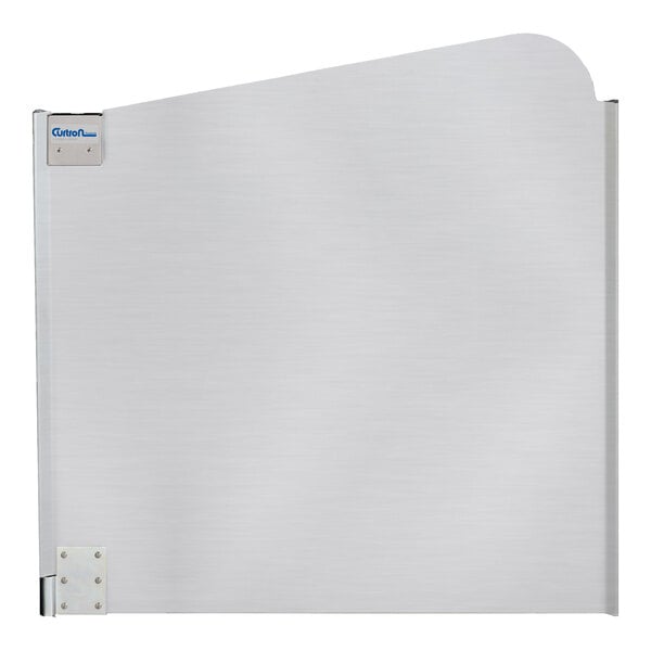 A single aluminum swinging traffic door with a saloon style design, suitable for a 36 inch by 48 inch door opening.