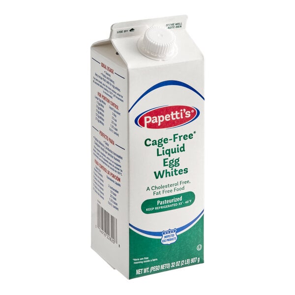 Abbotsford Farms Cage-Free Liquid Egg Whites 2 lb. - 15/Case