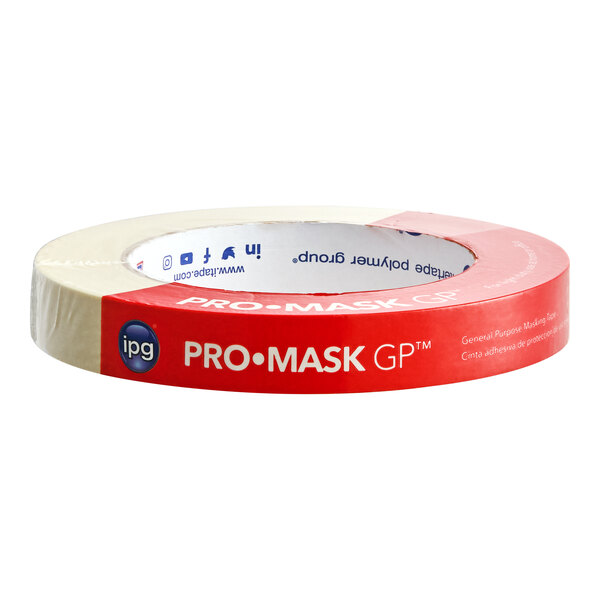 A roll of IPG ProMask general purpose masking tape.