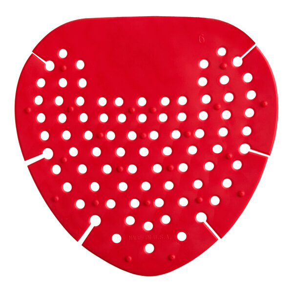 Lavex Cherry Scent Vinyl Deodorizing Urinal Screen - 12/Case