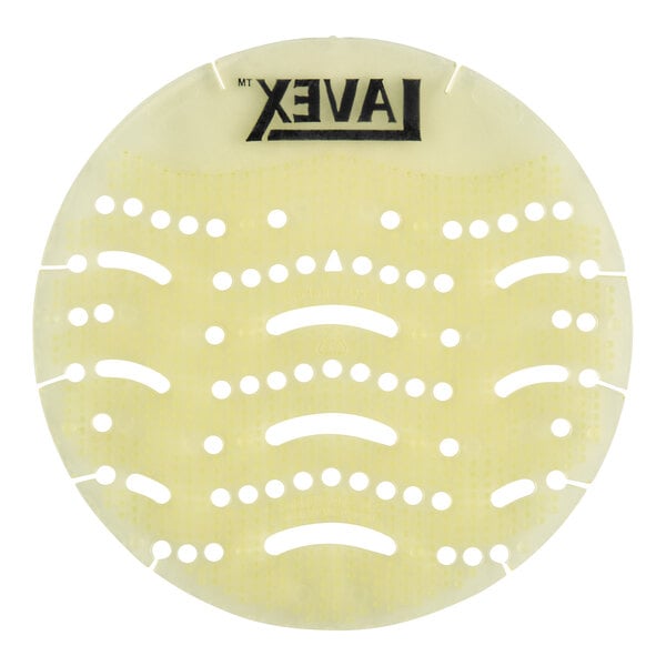 Lavex Citrus Scent EVA Deodorizing Gel Urinal Screen - 10/Case