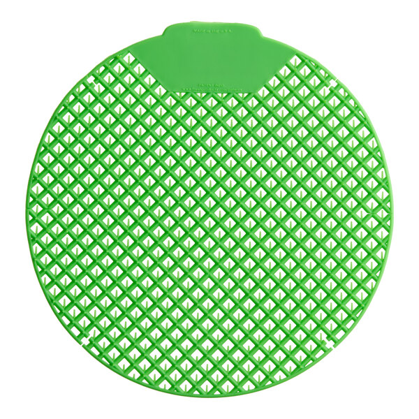 Lavex Evergreen Scent 2-Sided Vinyl Deodorizing Urinal Screen - 12/Case