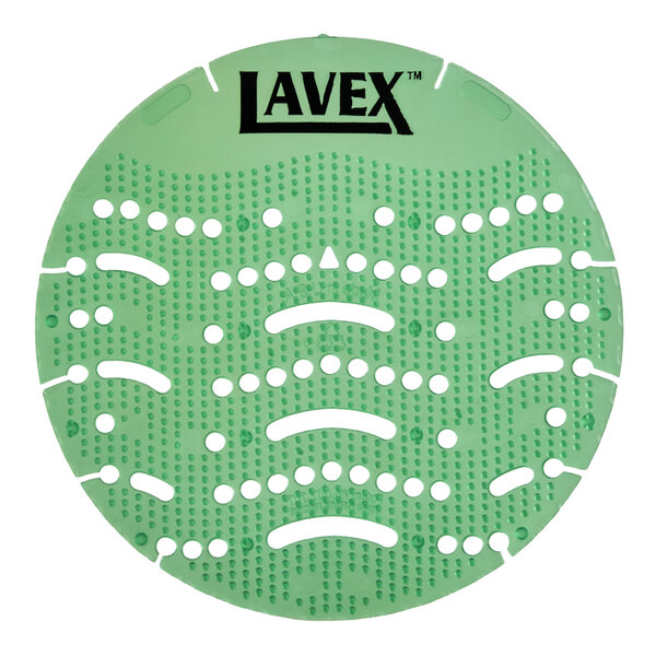 Lavex Cucumber Melon Scent EVA Deodorizing Gel Urinal Screen - 10/Case