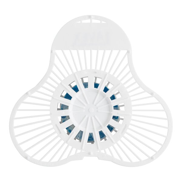 Lavex Deodorizing Urinal Screen with Kiwi Grapefruit Scented Enzymatic Block - 12/Case