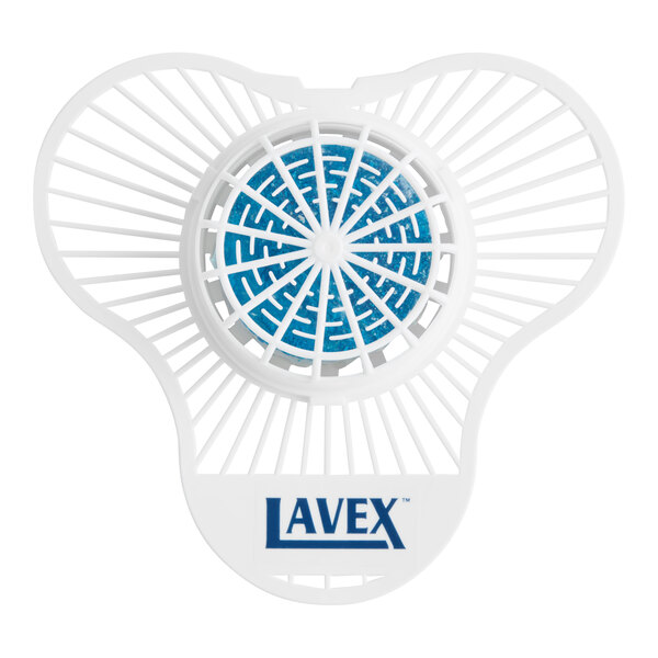 Lavex Deodorizing Urinal Screen with Citrus Scented Enzymatic Block - 12/Case