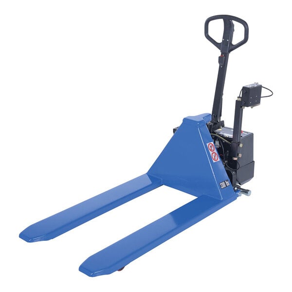 Vestil Battery-Powered Tote Lifter with 45" x 27" Forks and Photo Eye Sensor L-270-DC-HD-PE - 3,000 lb. Capacity