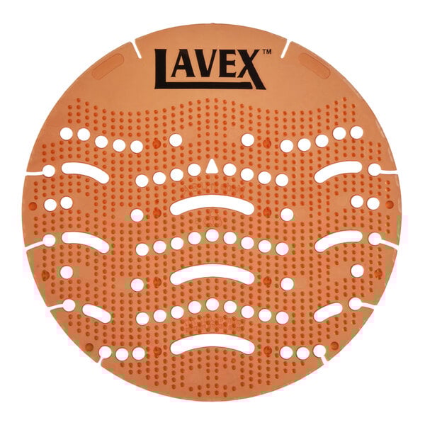 Lavex Mango Scent EVA Deodorizing Gel Urinal Screen - 10/Case