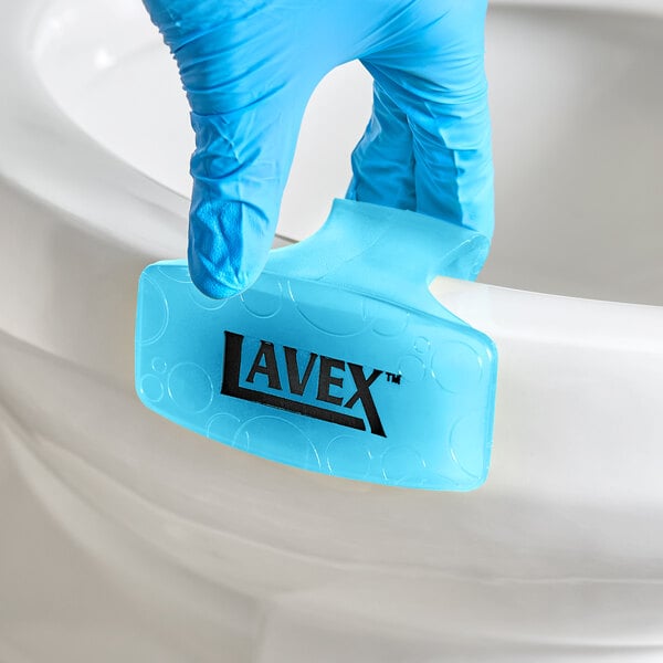 Lavex Seaside Breeze Scent Toilet Bowl Clip - 12/Case