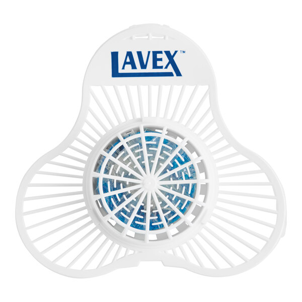 Lavex Deodorizing Urinal Screen with Fabulous Scented Enzymatic Block - 12/Case