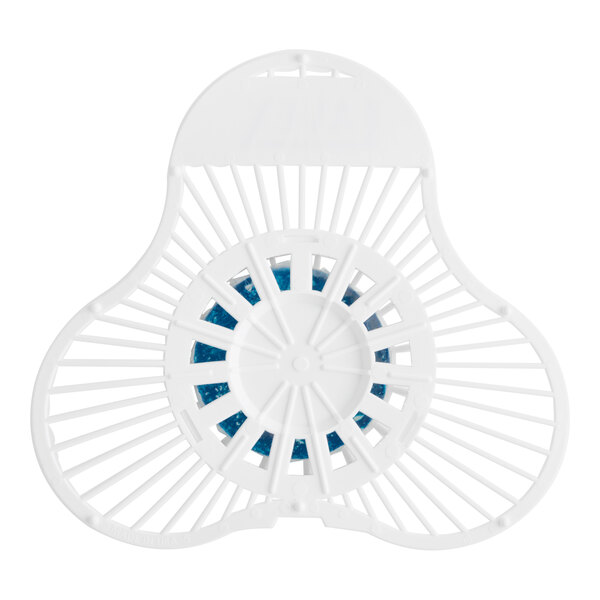 Lavex Deodorizing Urinal Screen with Fabulous Scented Enzymatic Block - 12/Case