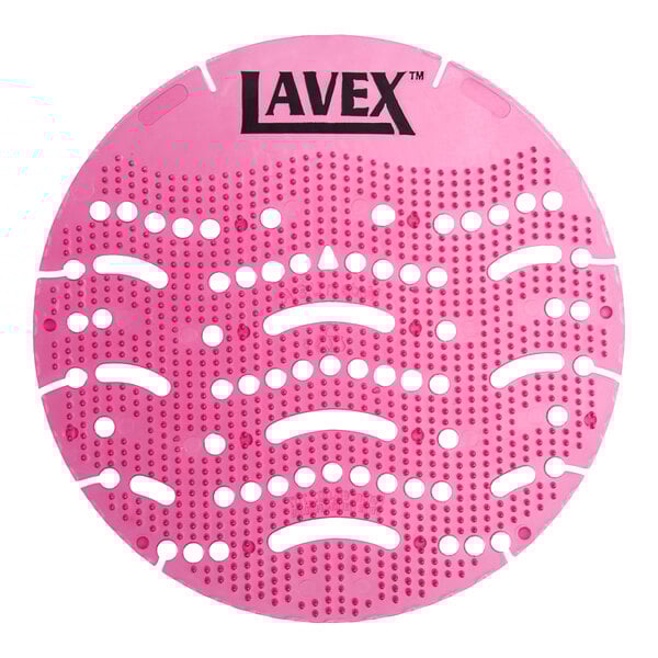 Lavex Apple Scent EVA Deodorizing Gel Urinal Screen - 10/Case
