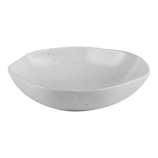 A white Ariane porcelain bowl with specks.