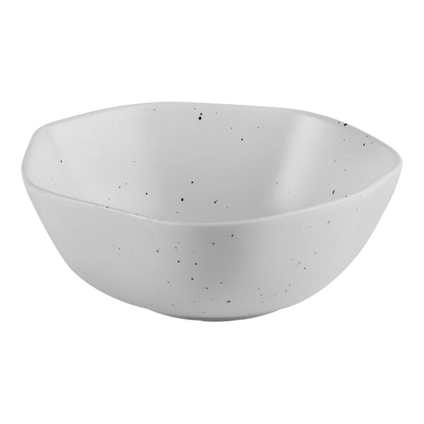 An Ariane Earth porcelain bowl with specks.