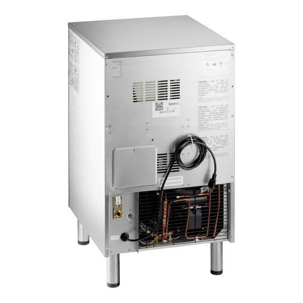 Avantco Ice Diamond EUC-H-160-A Air-Cooled Undercounter Half Cube Ice Machine with 44 lb. Bin - 159 lb., 115V