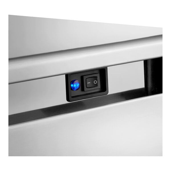 Avantco Ice Diamond EUC-H-160-A Air-Cooled Undercounter Half Cube Ice Machine with 44 lb. Bin - 152 lb., 115V