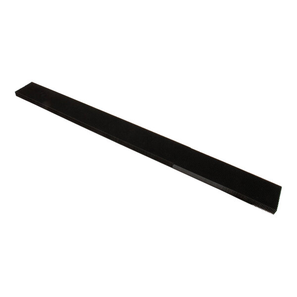 A long black rectangular Hussmann Honeycomb grille.