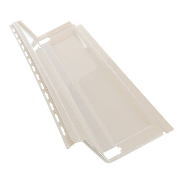 A white plastic Hoshizaki splash curtain with a handle.