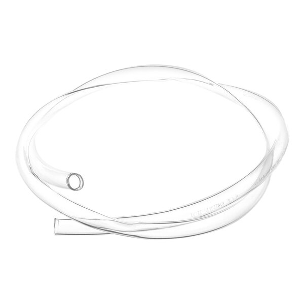 A clear tube with a spiral inside.