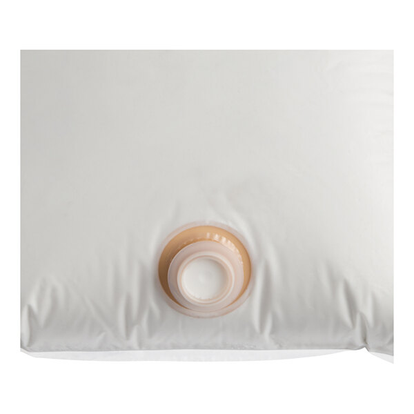 A large white bag-in-box container with a plastic spout, used for holding Cocojune dairy-free unsweetened pure coconut yogurt alternative.