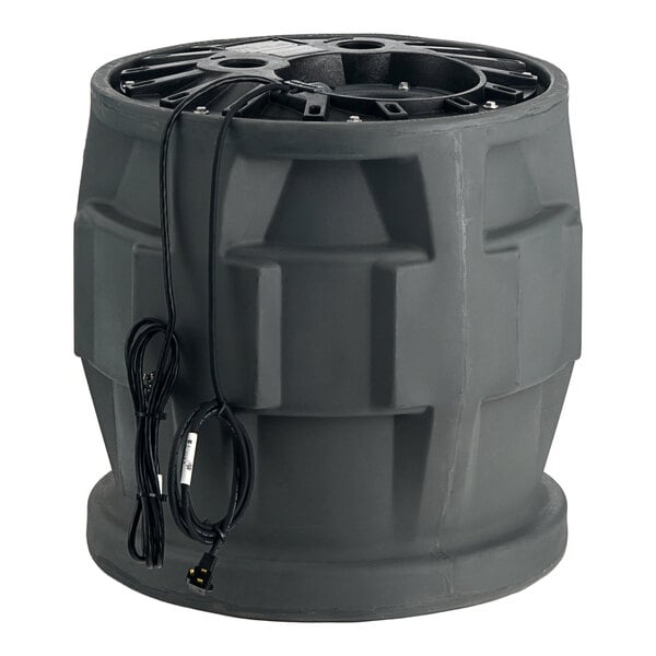 A gray Liberty Pump PRO380-Series P382LE41 2-inch simplex sewage system with attached power cords.