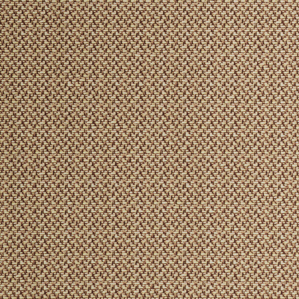 A close-up view of tan woven fabric upholstery used on a banquet chair.