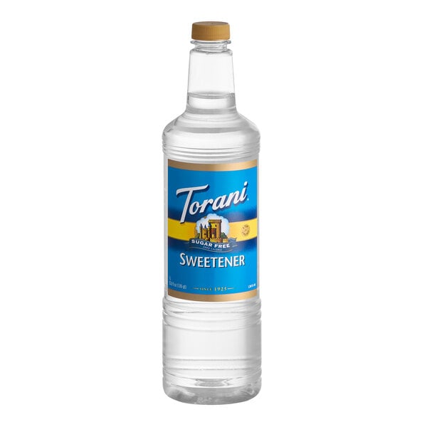 Torani Sugar-Free Sweetener Syrup Plastic Bottle 1 Liter