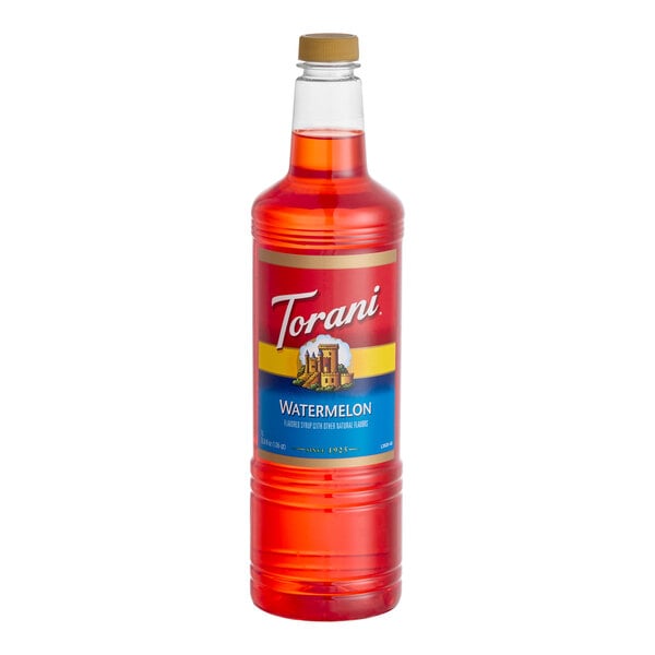 Torani Watermelon Flavoring / Fruit Syrup Plastic Bottle 1 Liter