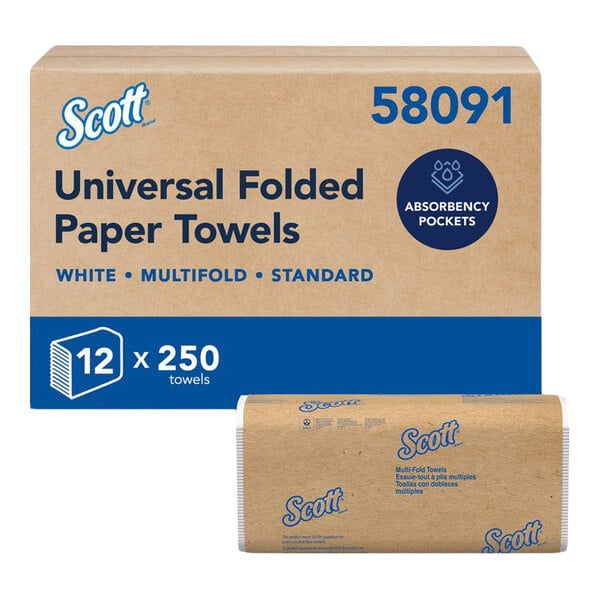 Scott® Multi-Fold Paper Towel - 3,000/Case
