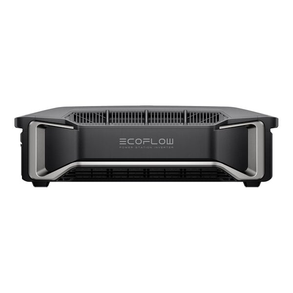 A black EcoFlow DELTA Pro Ultra portable lithium-ion whole-home inverter.