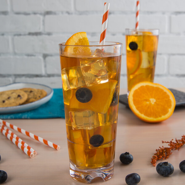 Libbey Infinium 14 oz. Tritan™ Plastic Stackable Beverage Glass - Sample