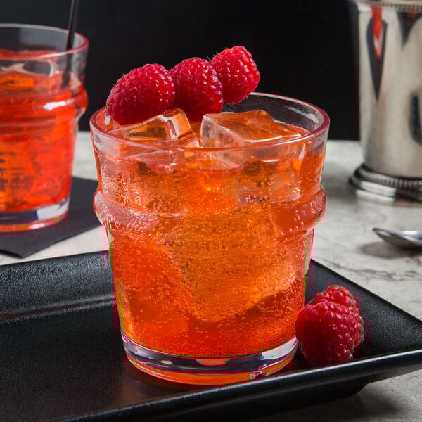 Libbey Infinium Wake 12 oz. Tritan™ Plastic Stackable Double Rocks / Old Fashioned Glass - Sample