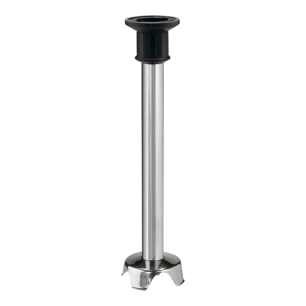 A stainless steel blending shaft attachment for Waring Big Stik EvolutionX immersion blenders.