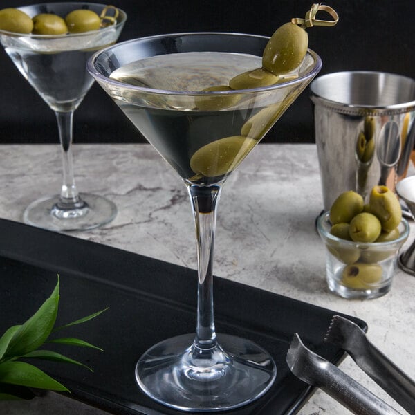 Libbey Infinium 8 oz. Tritan™ Plastic Martini Glass - Sample
