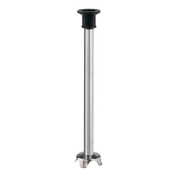 A stainless steel blending shaft attachment for Waring Big Stik EvolutionX immersion blenders.
