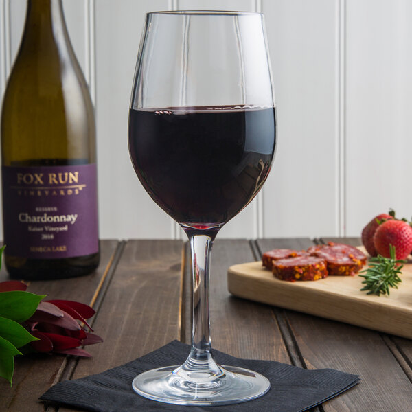 Libbey Infinium 12 oz. Tritan™ Plastic Wine Glass - Sample