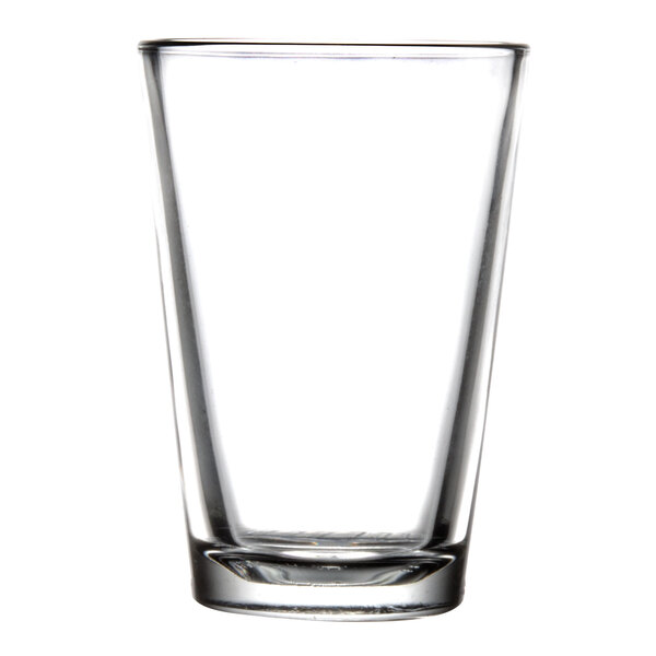 A clear 9 oz. highball glass with a simple, straight-sided design.