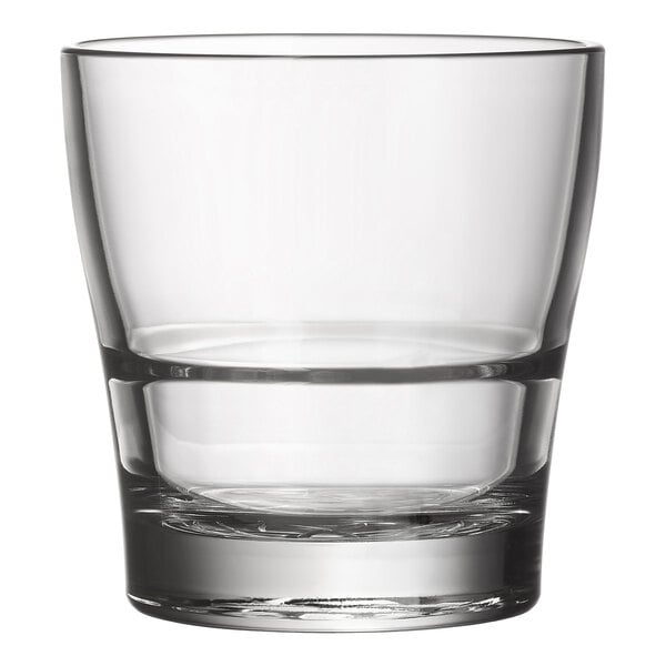Libbey Dahlia 12 oz. Stackable Rocks / Double Old Fashioned Glass - Sample
