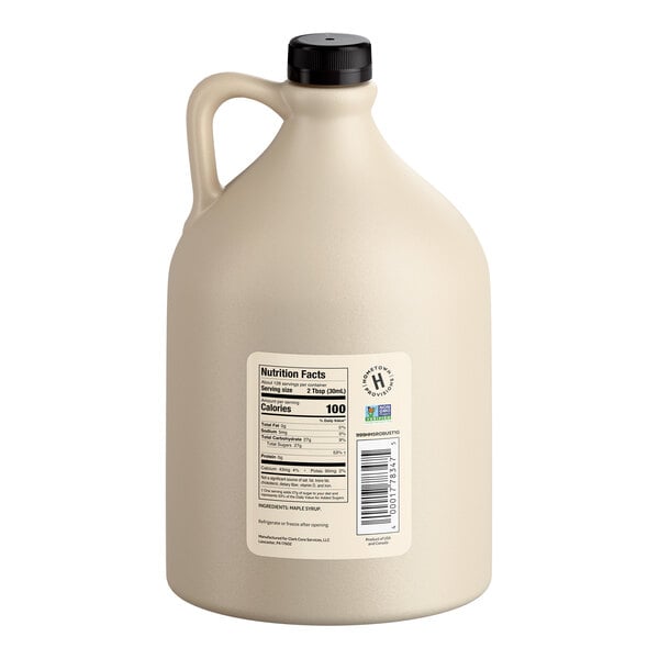 Hometown Provisions Grade A Dark Robust Pure Maple Syrup 1 Gallon - 4/Case