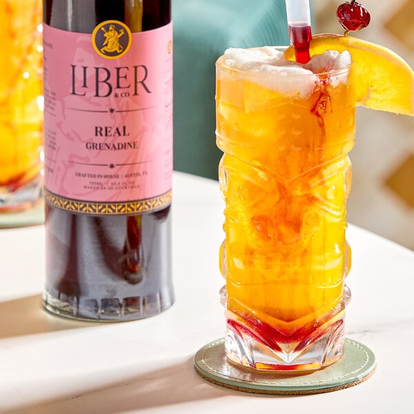 Liber & Co Real Grenadine Syrup 750 mL - 6/Case