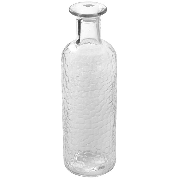 American Metalcraft 28 oz. Hammered Glass Carafe GCH28 - 6/Case