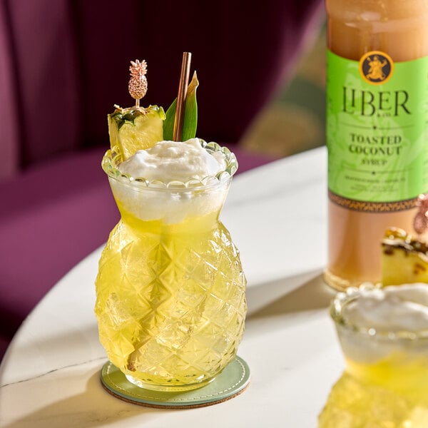 Liber & Co Toasted Coconut Syrup 750 mL - 6/Case