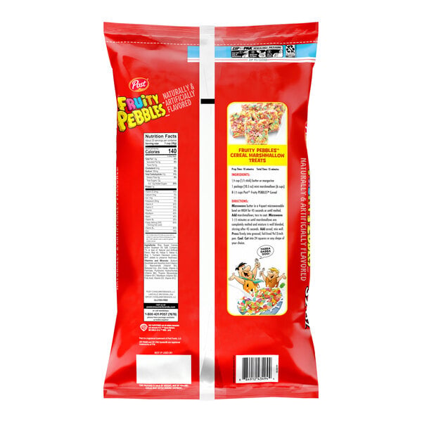 Post Fruity Pebbles Cereal 32 oz. - 8/Case