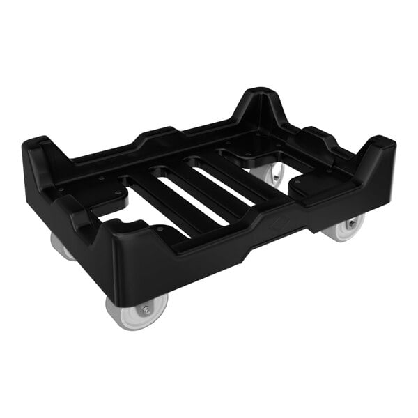 Choice 23 1/8" x 16 5/8" x 9 5/8" 1,000 lb. Black Tote Dolly with 5 Stack Capacity