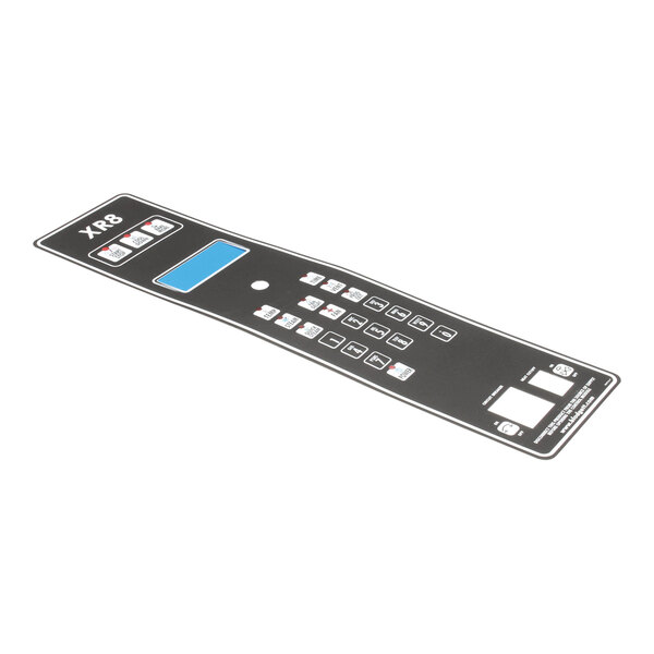A control panel decal for a Blodgett XR8-G oven.