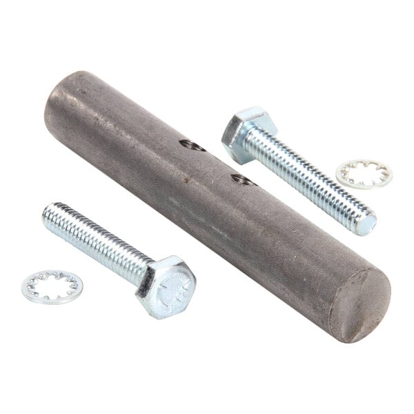 A set of Blodgett 21433 pin screws and washers for hinge models 1048 and 1060.