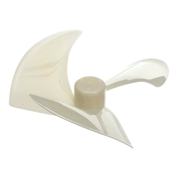 A plastic and metal fan blade for Turbo Air refrigeration units.